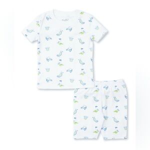 Kissy Kissy Boys/Blue Toddler Golf Club Print Short Pajamas Set